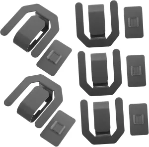 Bathroom Holder Set 5pcs Slipper Storage -Mounted No Drilling Carbon Steel Elegant Design