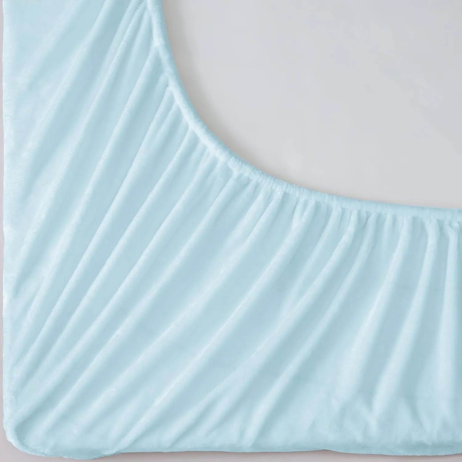 BEDELITE Flannel Sheets Queen Size Blue - Super Soft Fleece Sheets Set Fluffy Extra Plush, 4 Piece(Include Fitted Sheet, Flat Sheet, 2 Pillowcases)
