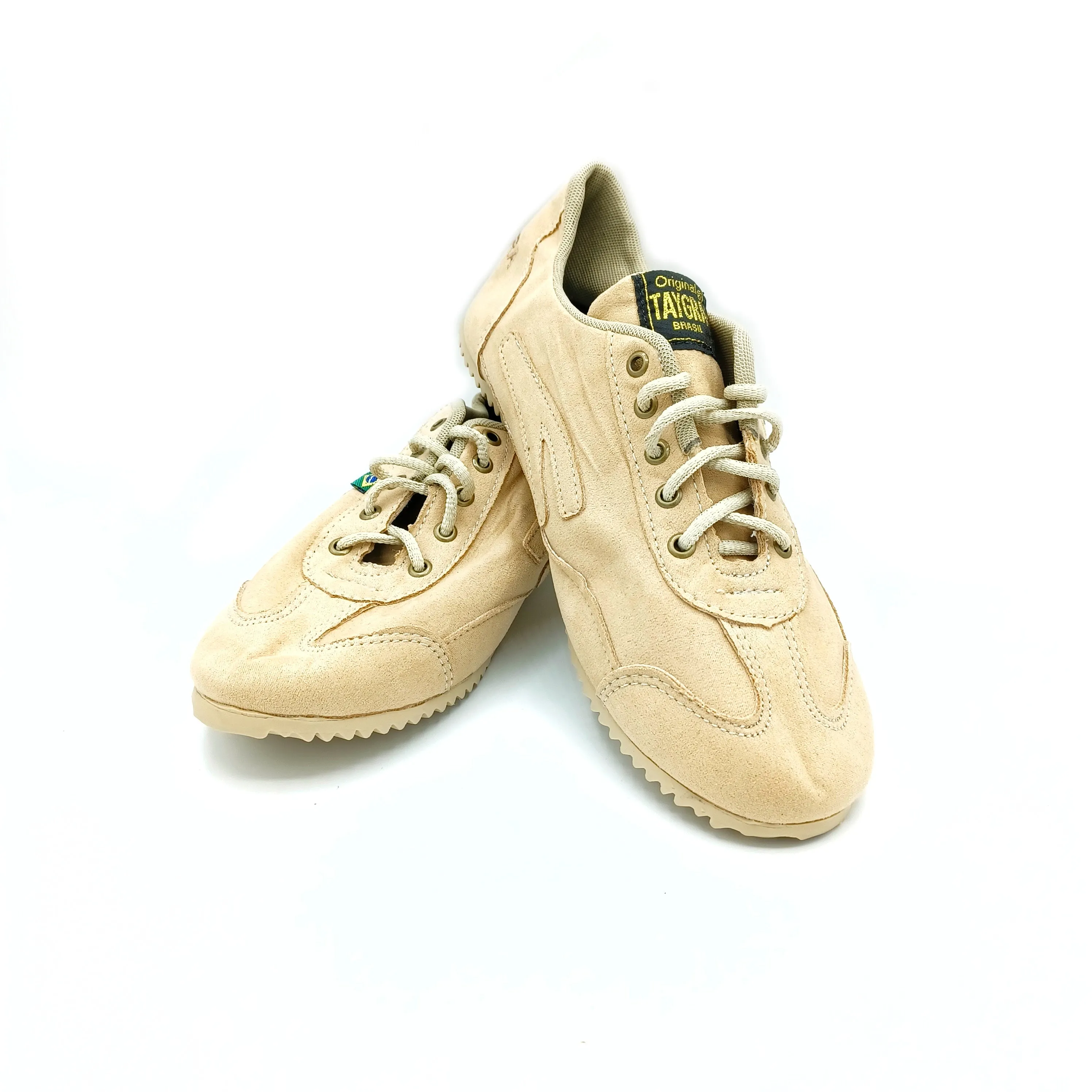 Beige Vegan Suede sneaker TAYGRA