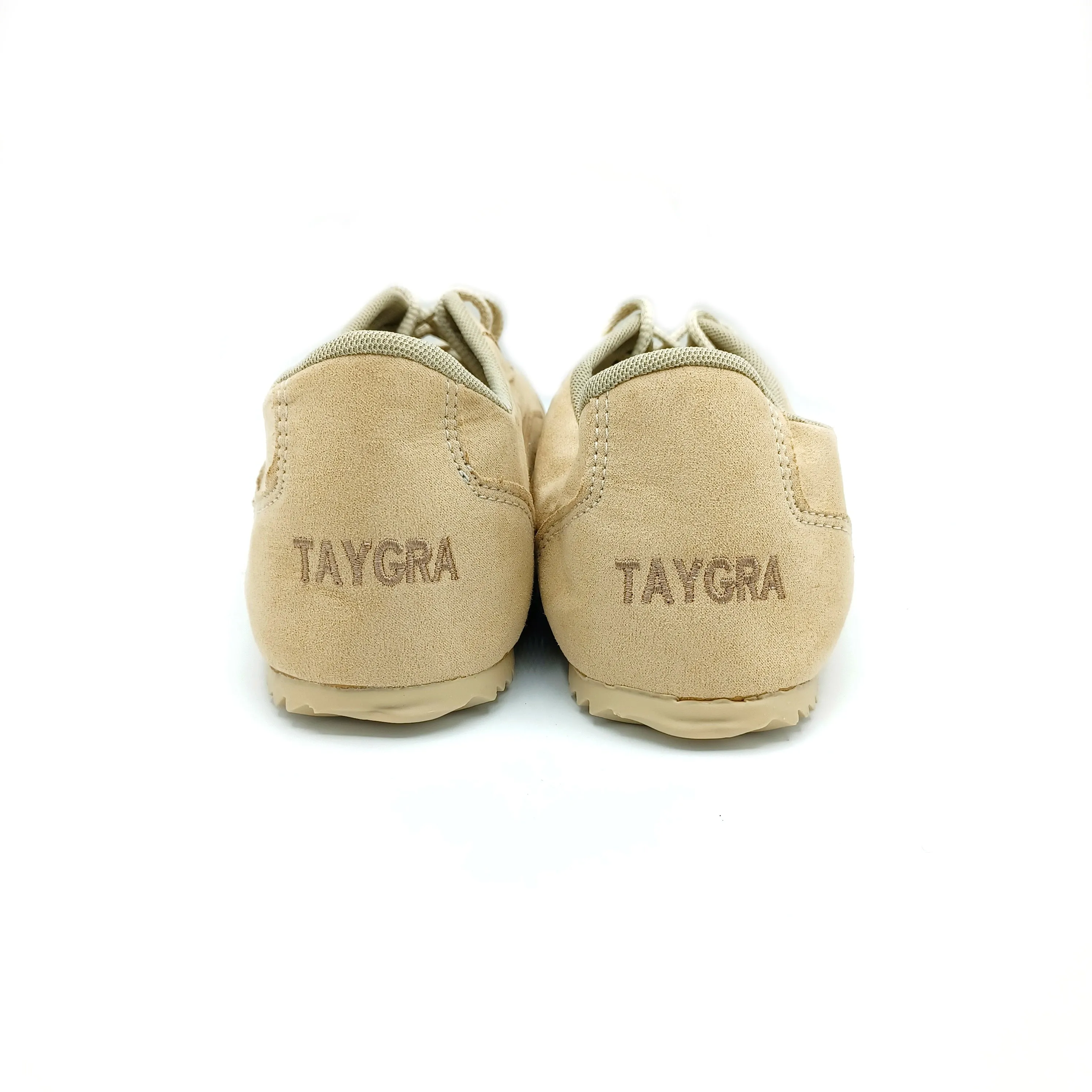 Beige Vegan Suede sneaker TAYGRA