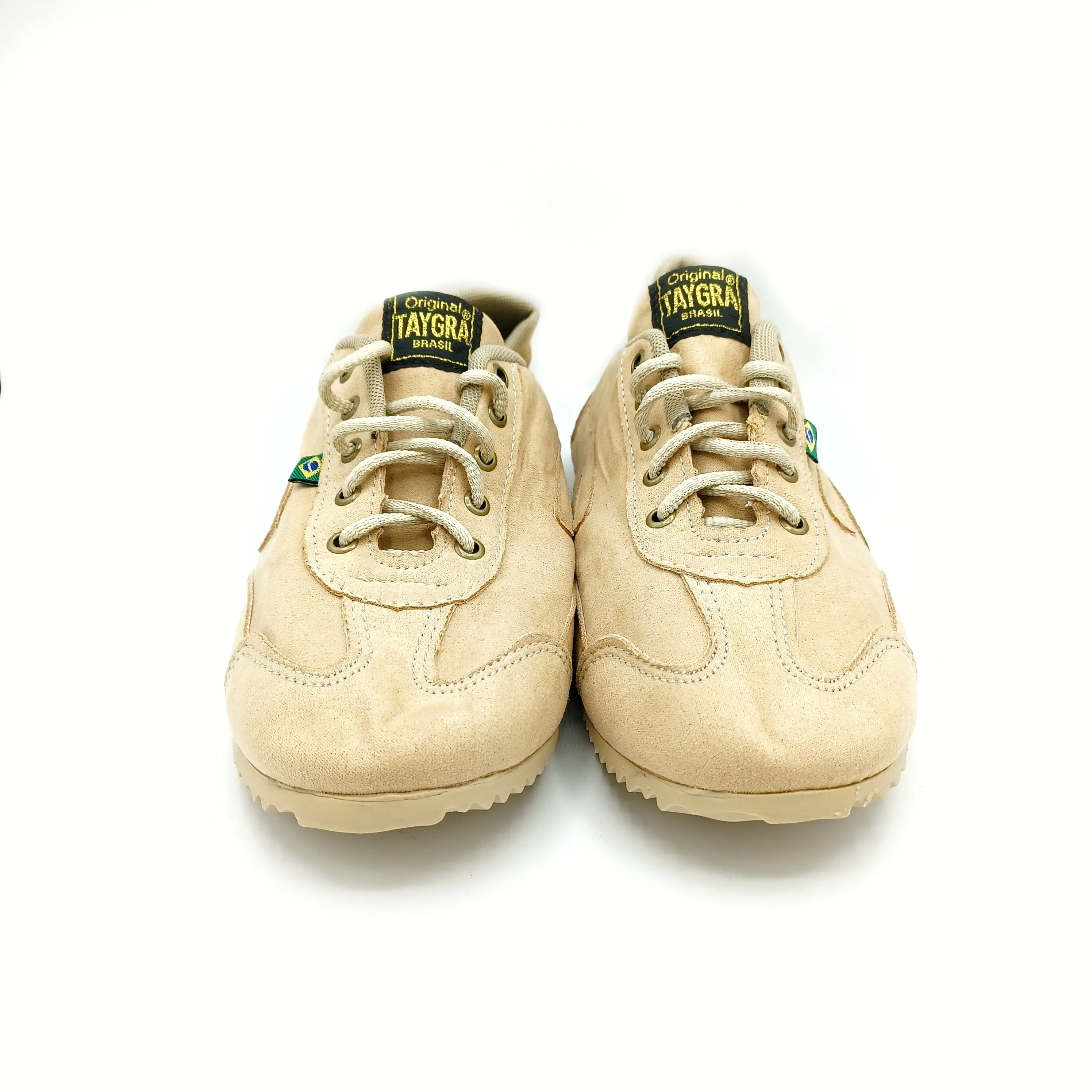 Beige Vegan Suede sneaker TAYGRA