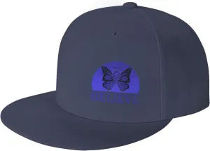 Believe Colorectal Cancer Awareness Dark Blue Ribbon Fashion Flat Cap Adujstable Men Women Baseball Caps Outdoor