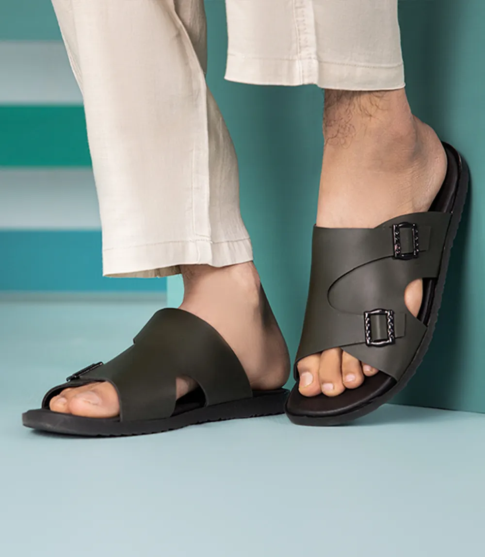 BM5620-GREEN-Men Slipper