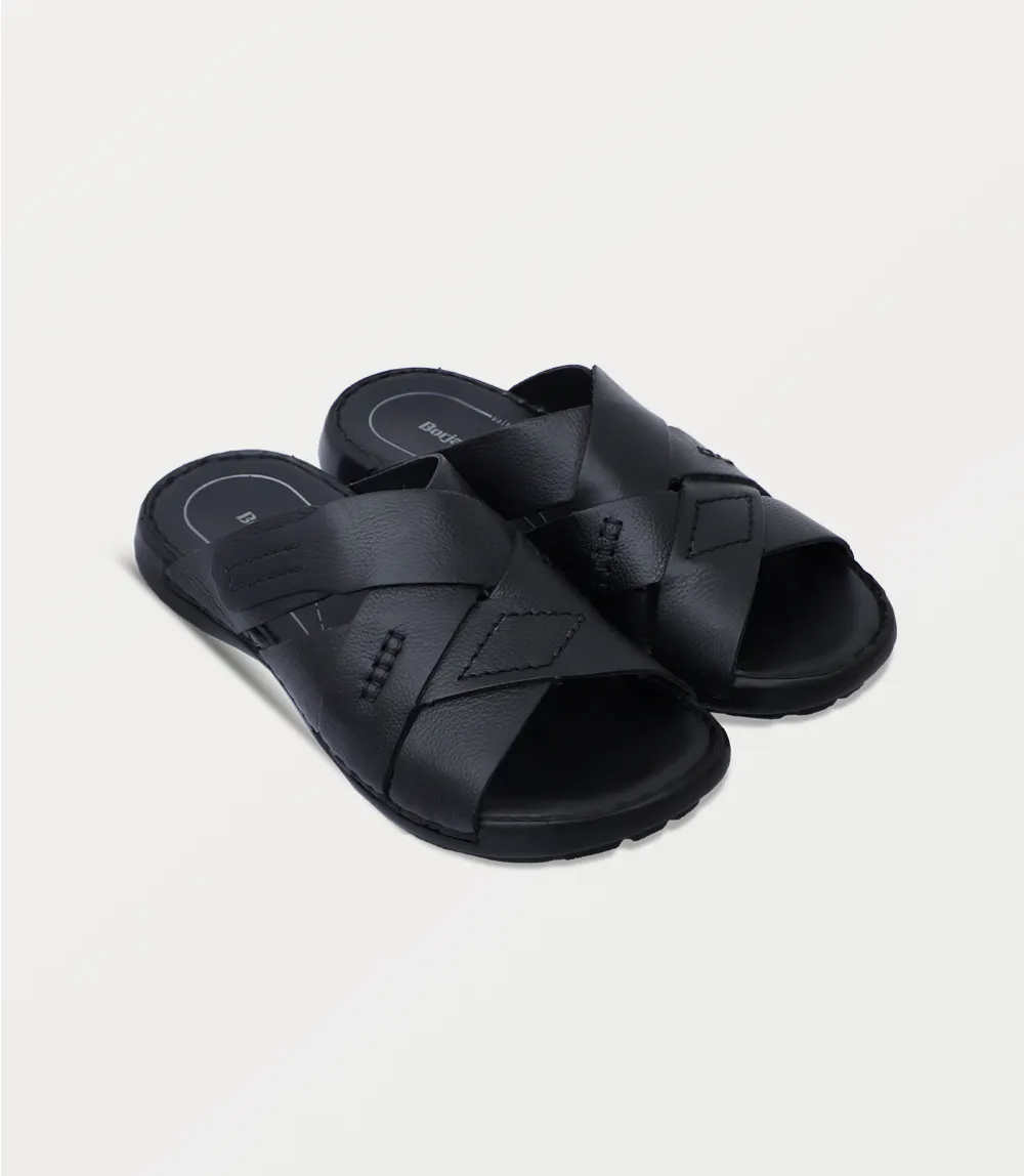 BM6835-BLACK-Men Slipper