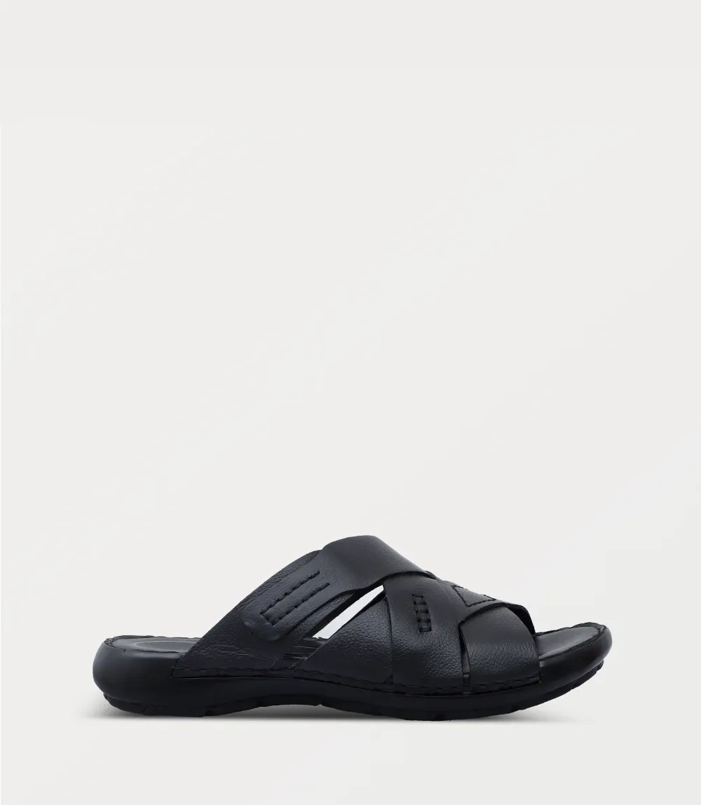 BM6835-BLACK-Men Slipper
