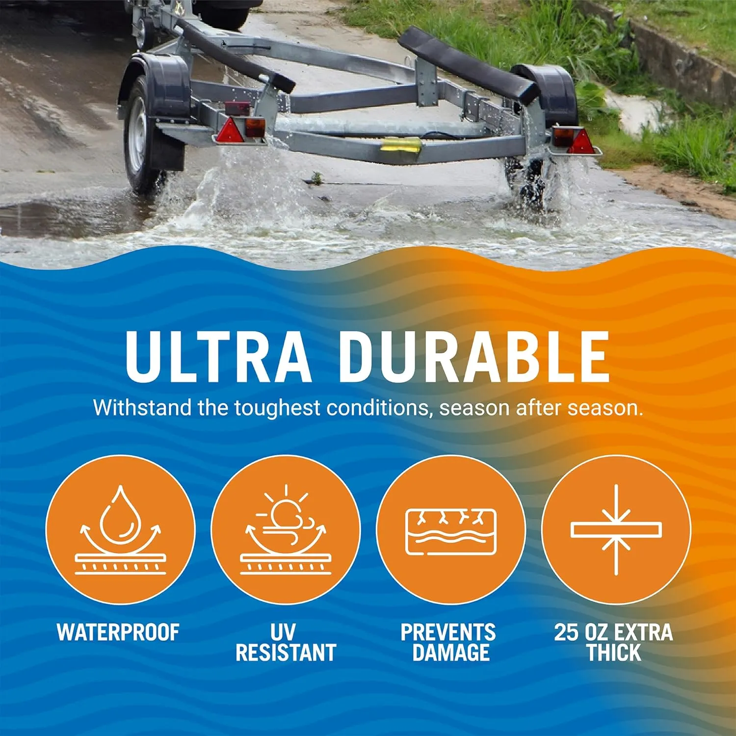Boat Trailer Bunk Carpet, Black Marine Carpet, Replacement for Trailer Bunk Boards, Boat Lift Bunks, and Runners,Durable Bunker Material Covers