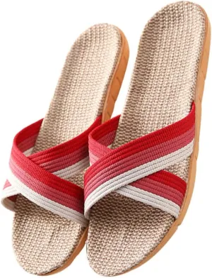 Bohemia Pattern Non-slip Slippers 1 Pair Indoor Home Shoes Anti-slip Comfortable