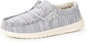 Boys & Girls Slip-on Casual Loafer Kids Canvas Sneakers Toddler Walking Shoes Comfortable & Lightweight (Toddler/Little Kid)
