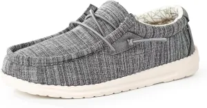 Boys & Girls Slip-on Casual Loafer Kids Canvas Sneakers Toddler Walking Shoes Comfortable & Lightweight (Toddler/Little Kid)
