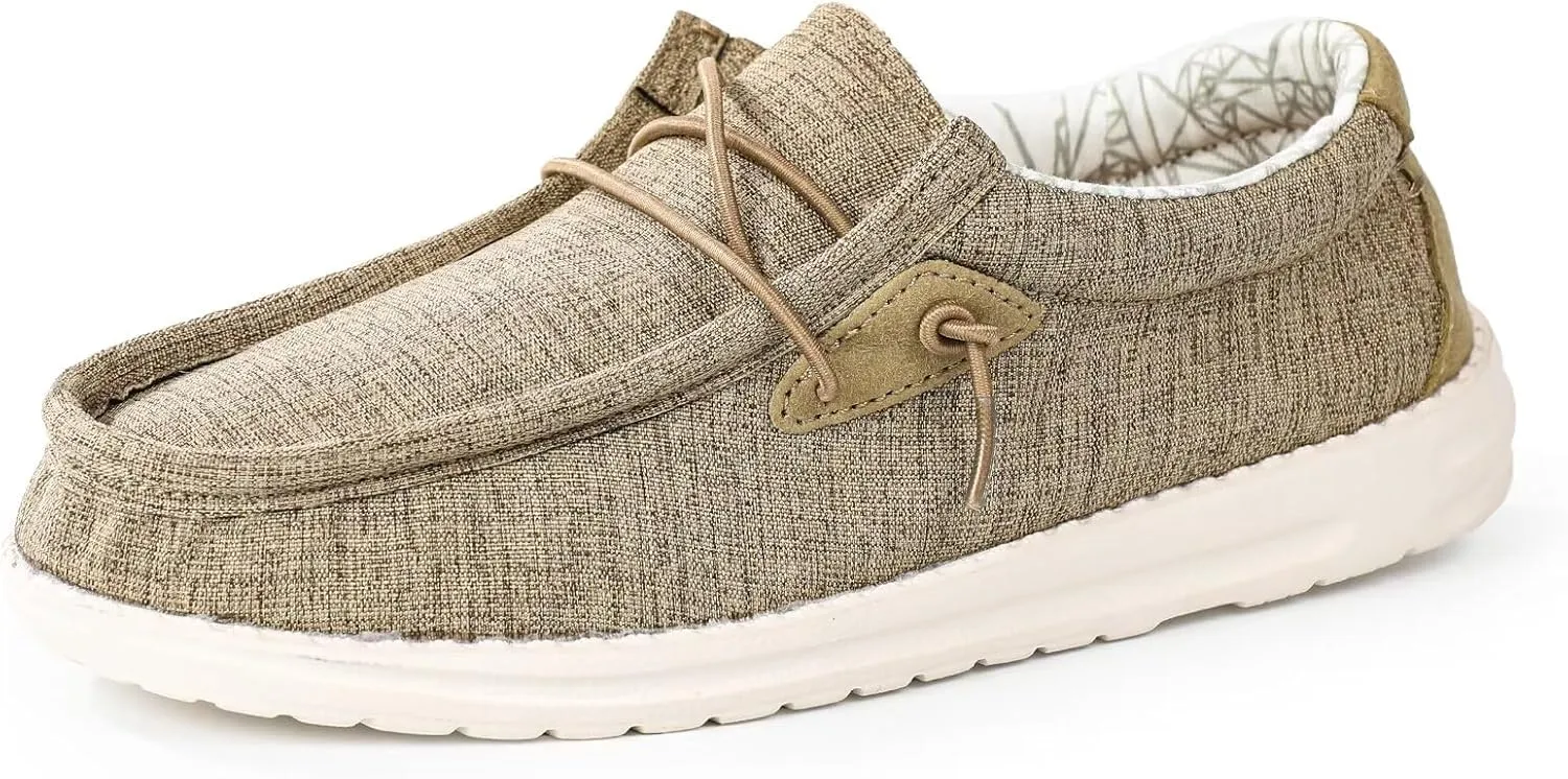 Boys & Girls Slip-on Casual Loafer Kids Canvas Sneakers Toddler Walking Shoes Comfortable & Lightweight (Toddler/Little Kid)