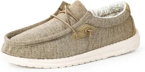 Boys & Girls Slip-on Casual Loafer Kids Canvas Sneakers Toddler Walking Shoes Comfortable & Lightweight (Toddler/Little Kid)