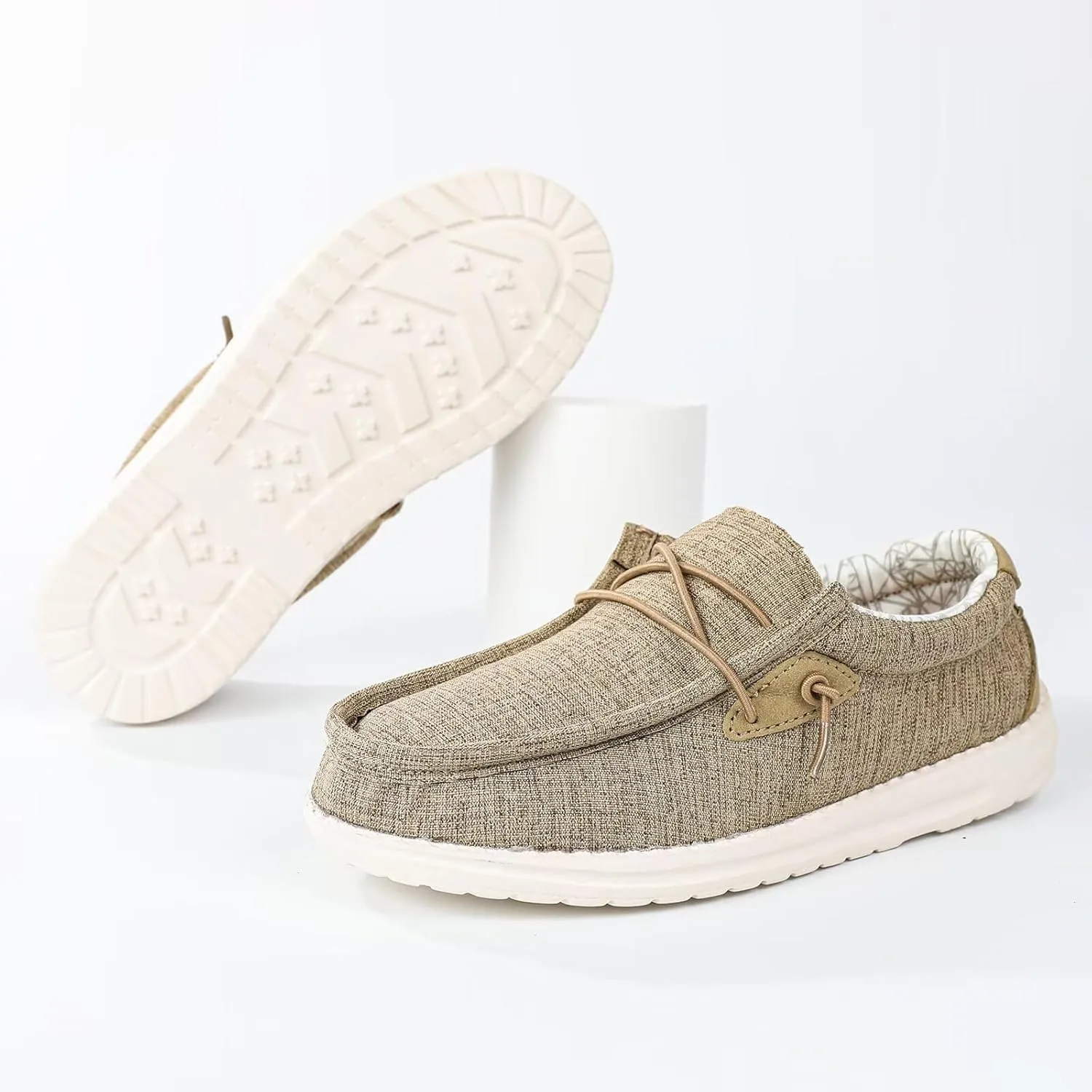 Boys & Girls Slip-on Casual Loafer Kids Canvas Sneakers Toddler Walking Shoes Comfortable & Lightweight (Toddler/Little Kid)