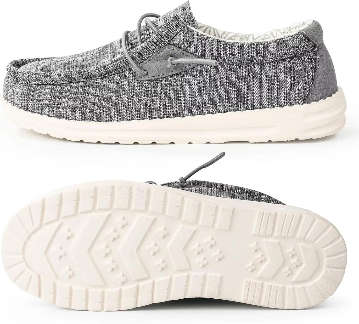 Boys & Girls Slip-on Casual Loafer Kids Canvas Sneakers Toddler Walking Shoes Comfortable & Lightweight (Toddler/Little Kid)