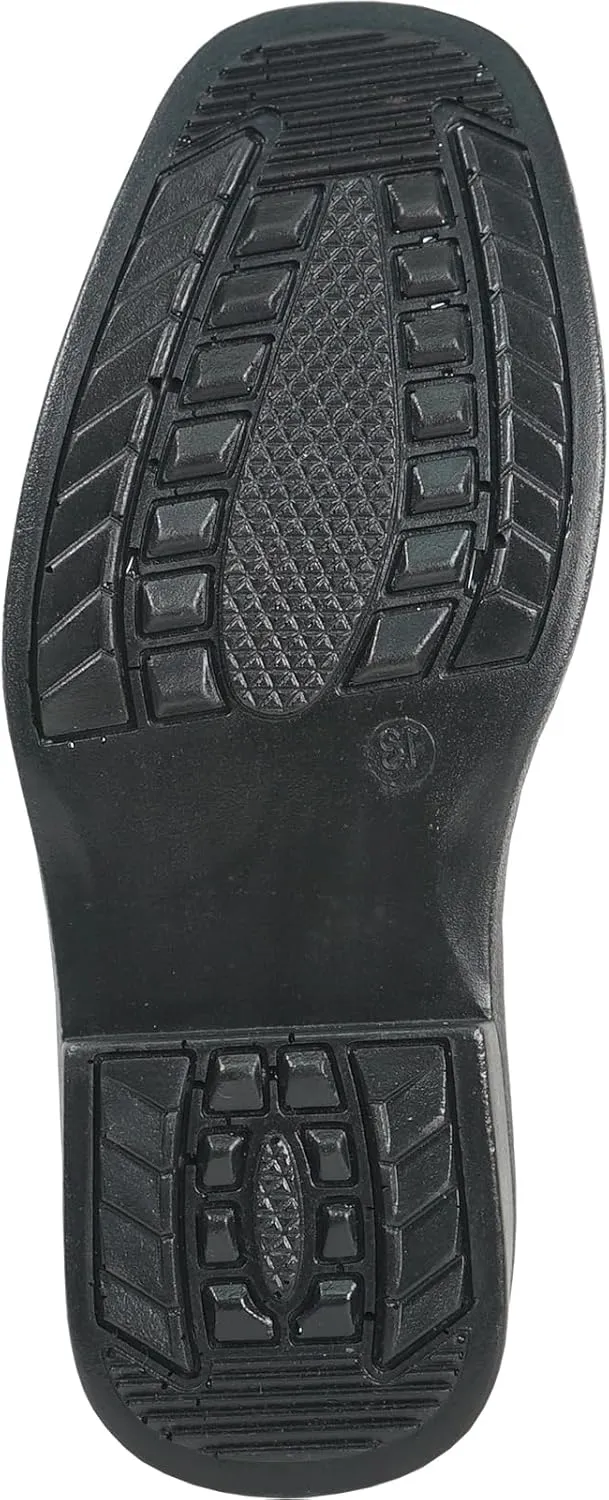 bravo! Boy Classic Slip-on Loafer and Lace-up Oxford William Kid Dress Shoe School Uniform with Removable Insole and Square Toe Black Brown Black Patent