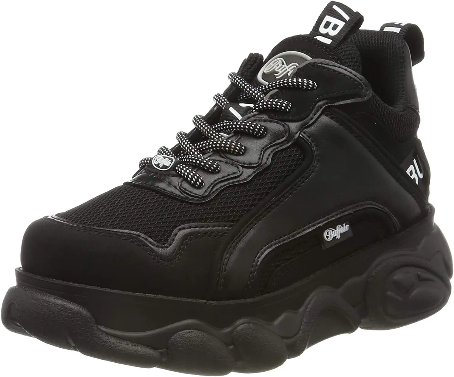 Buffalo Women's Hi-Top Trainers, Black Black 000, 7.5