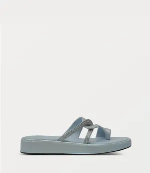 BW10384-ICE BLUE-Women Comfort Slipper