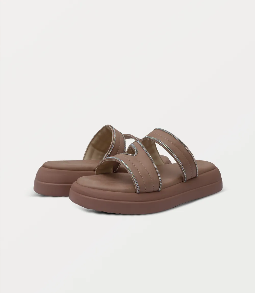 BW10385-PINK-Women Comfort Slipper