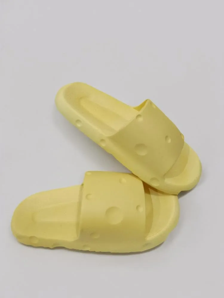 Cake style slippers, House Bedroom Shoes, Non Slip Quick Drying Shower Slippers, Unisex Thick Sole House Slides, Leisure Walk Sandals for Indoor & Outdoor