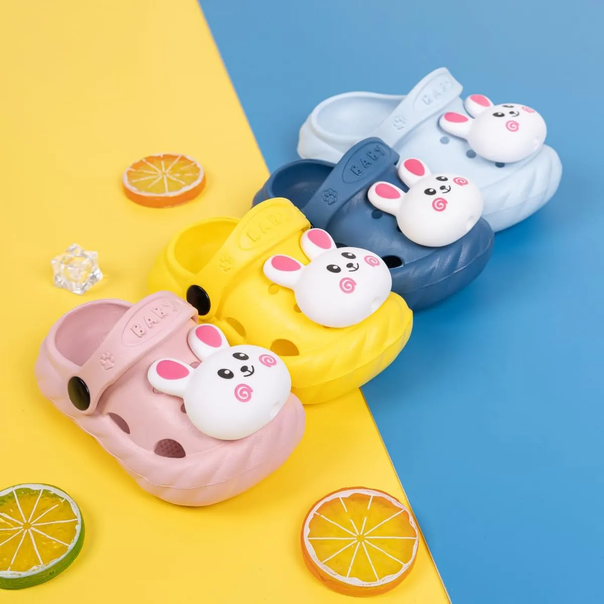 Casazoe Toddler Boys Girls Garden Clogs Little Kids Slip On Water Sandals Cute Cartoon Animals Patterns EVA Clogs Slipper Slides Lightweight Outdoor Summer Children Beach Pool Play Shoes
