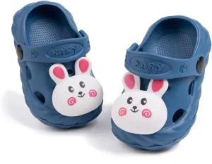 Casazoe Toddler Boys Girls Garden Clogs Little Kids Slip On Water Sandals Cute Cartoon Animals Patterns EVA Clogs Slipper Slides Lightweight Outdoor Summer Children Beach Pool Play Shoes