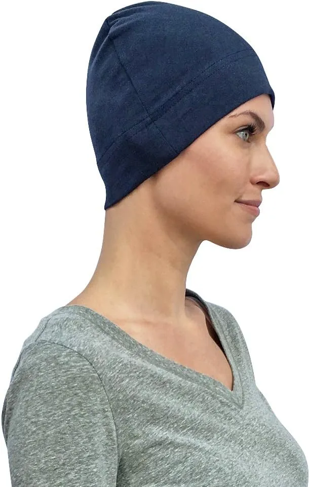 Cate & Levi Cancer Hat, Chemo Caps Made in Canada, 100% Organic Cotton, Cancer and Sleep Headwear and Hats