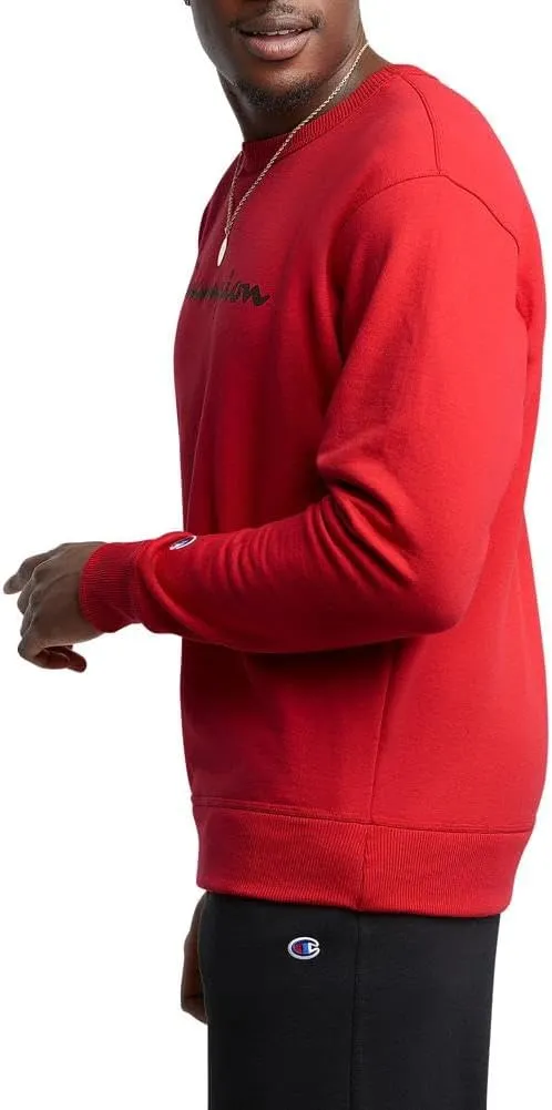 Champion Men's Sweatshirt, Powerblend, Fleece Midweight Crewneck Sweatshirt (Reg. Or Big & Tall)
