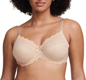 Chantelle Women's Rive Gauche Lace Full Coverage Unlined Bra