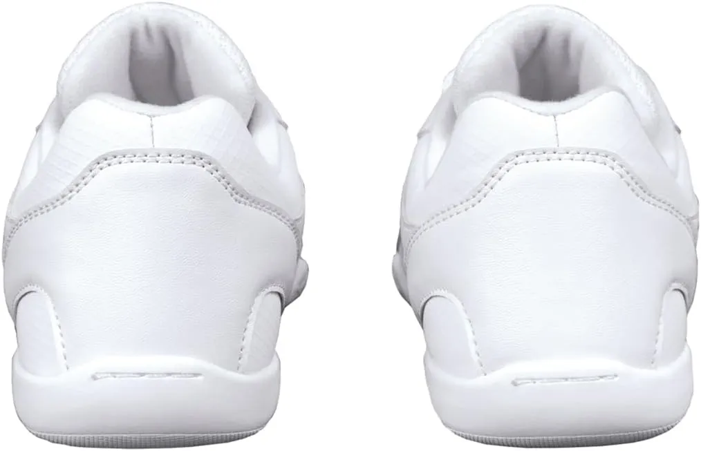 chassé Surge Womens Cheerleading Sneaker - White Low Profile Cheer Shoe - Adult Sizes