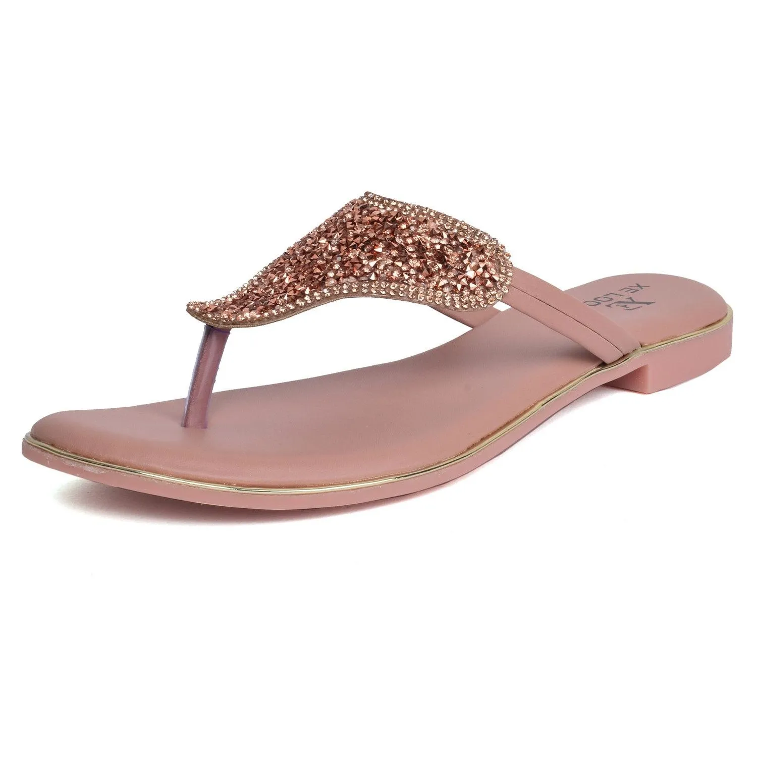 Chic & Glamorous Design Soft Flat Slippers