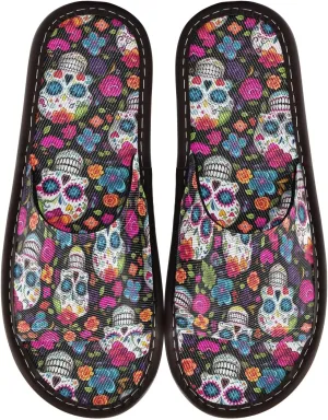 CHIFIGNO Comfy and Durable Open-toe House Shoes for Women's with Non-slip Sole Size 4-5