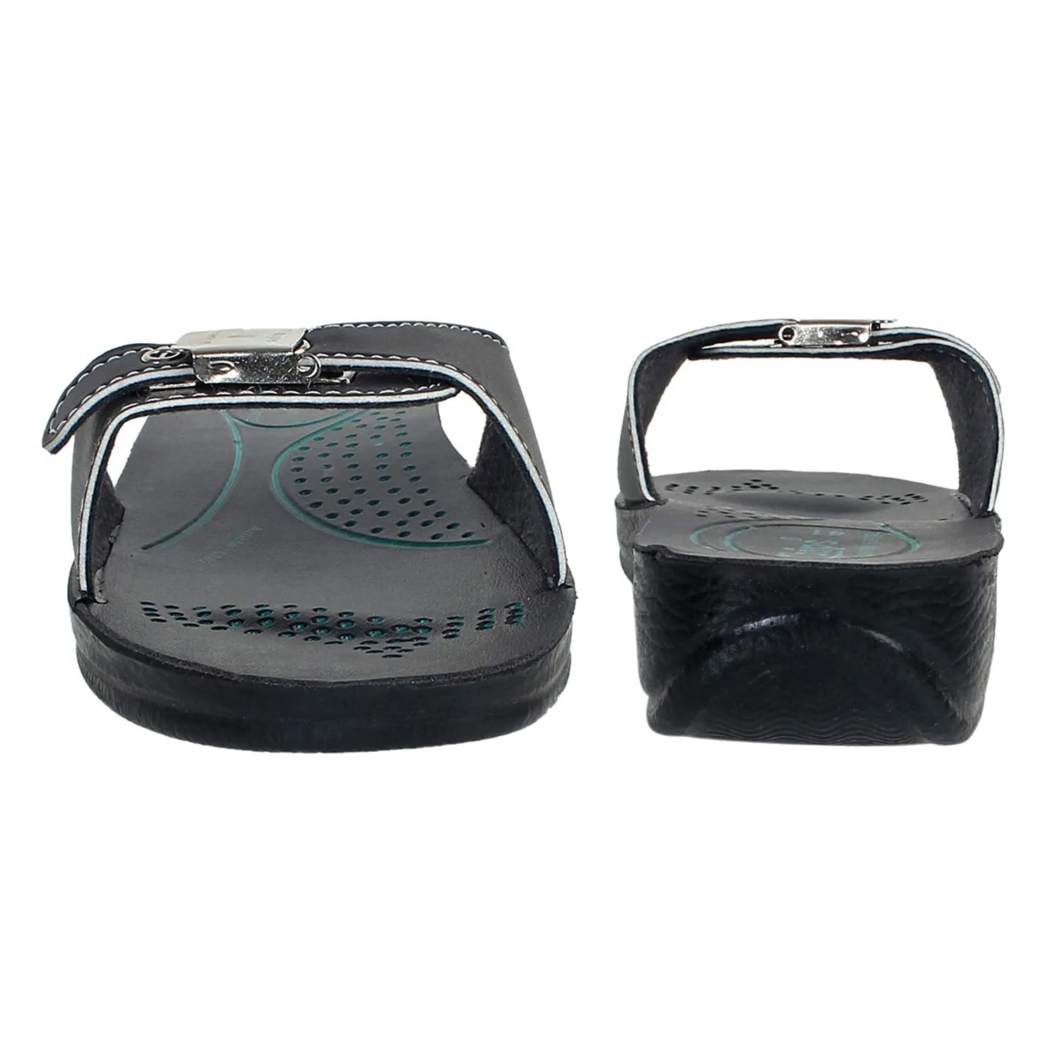 CHIPS Women Slipper #0702 - BLACK