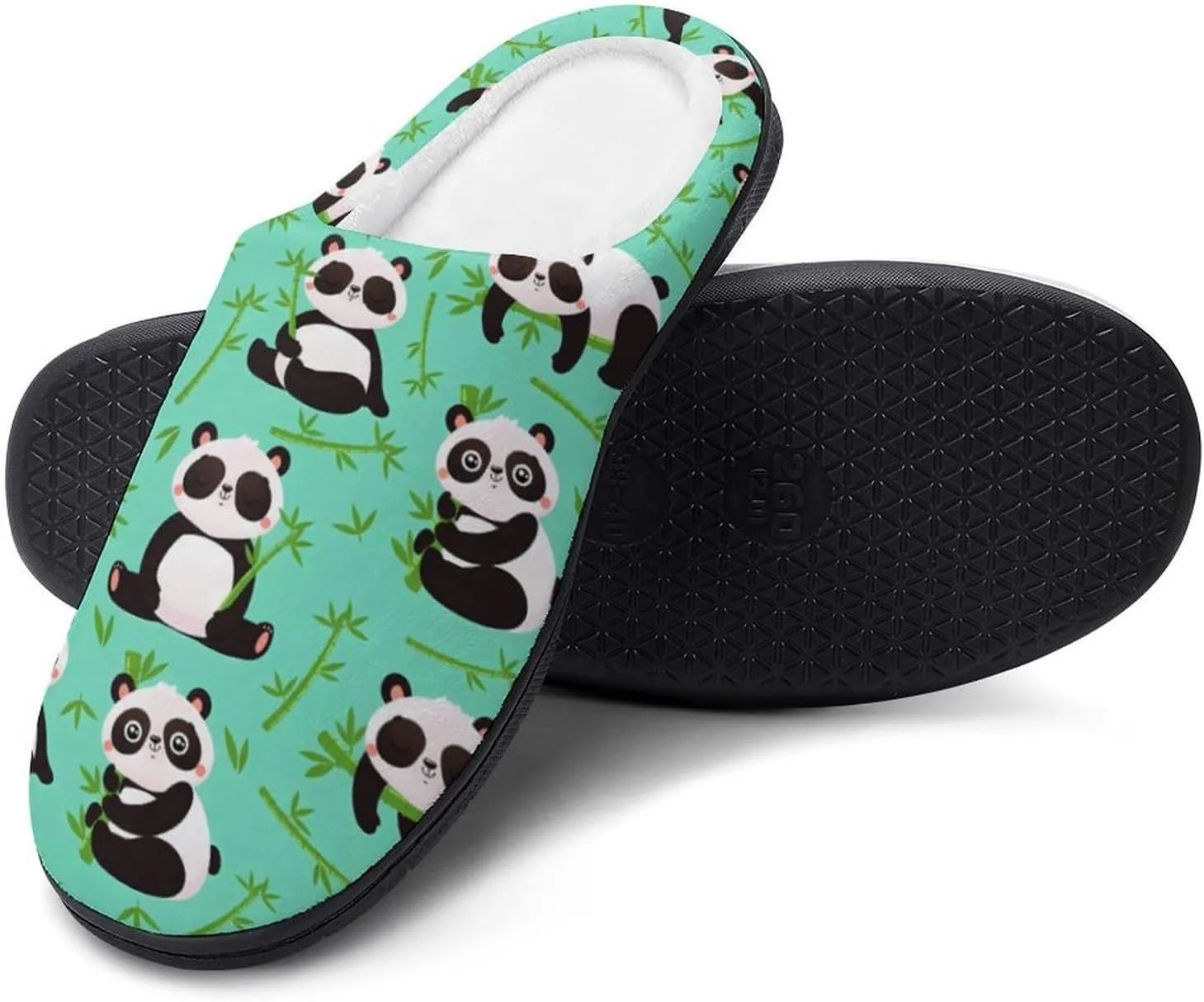 Christmas Clog Slippers Ladies Non-Slip Warm House Slippers Womens Cotton Slipper Bedroom Slip-On Shoes Indoor Outdoor