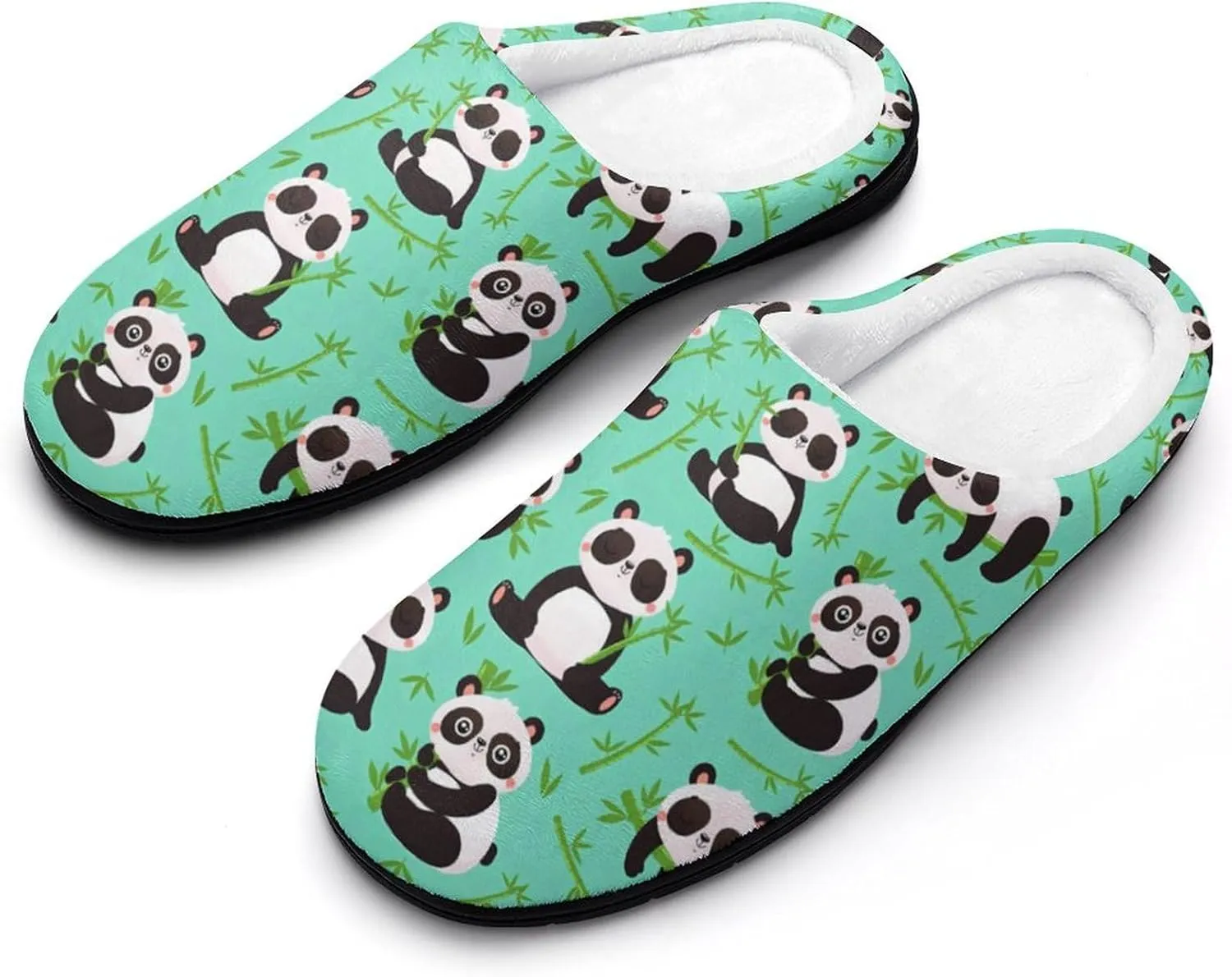 Christmas Clog Slippers Ladies Non-Slip Warm House Slippers Womens Cotton Slipper Bedroom Slip-On Shoes Indoor Outdoor