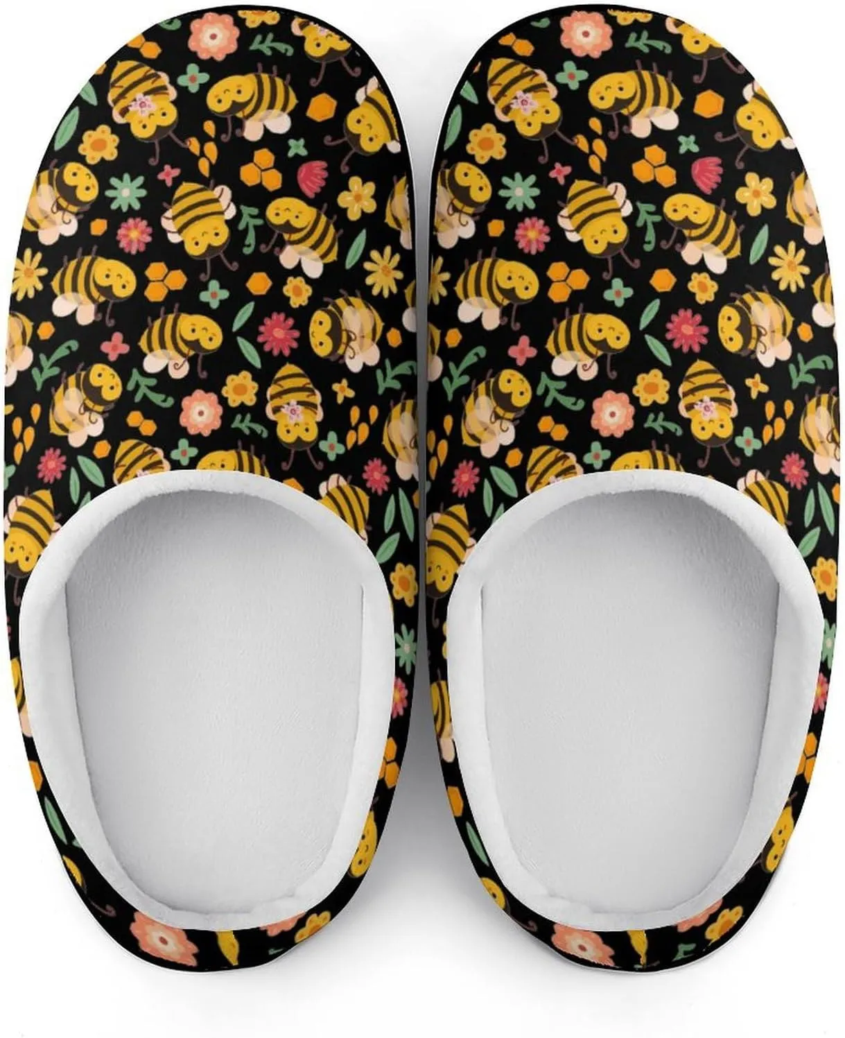 Christmas House Slippers For Woman Ladies Memory Foam Bedroom Slipper Indoor Outdoor Slip-On Shoes Funny Fall Slippers