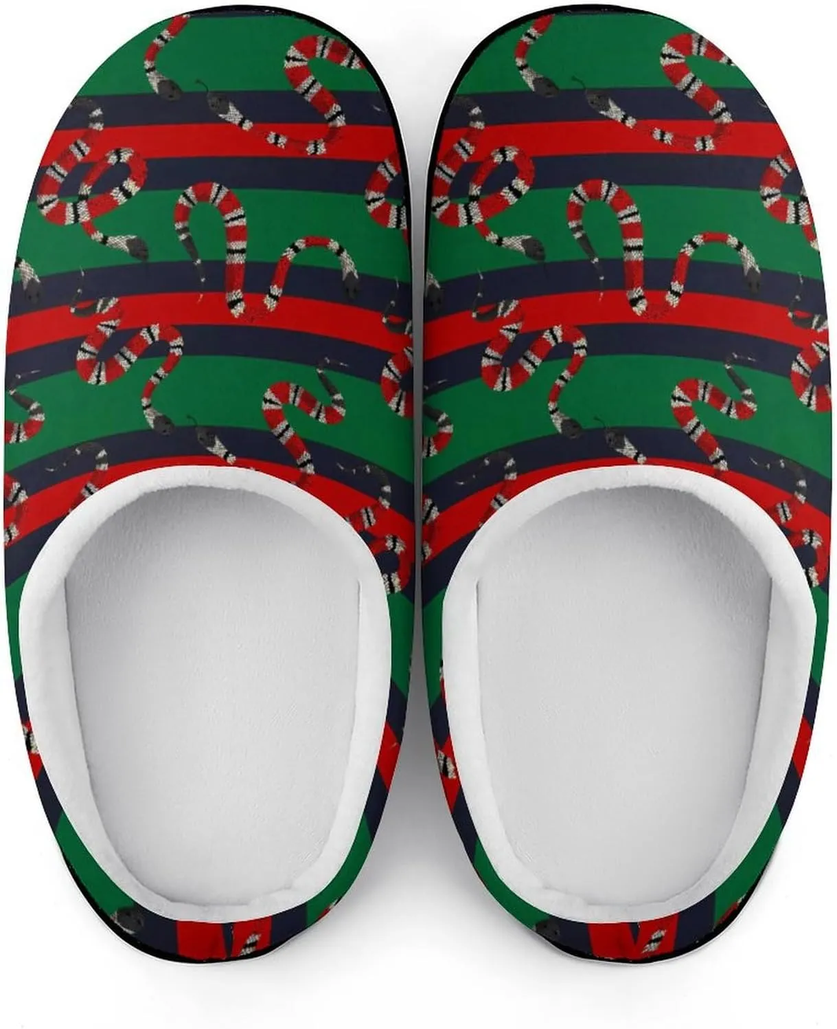 Christmas House Slippers For Woman Ladies Memory Foam Bedroom Slipper Indoor Outdoor Slip-On Shoes Funny Fall Slippers
