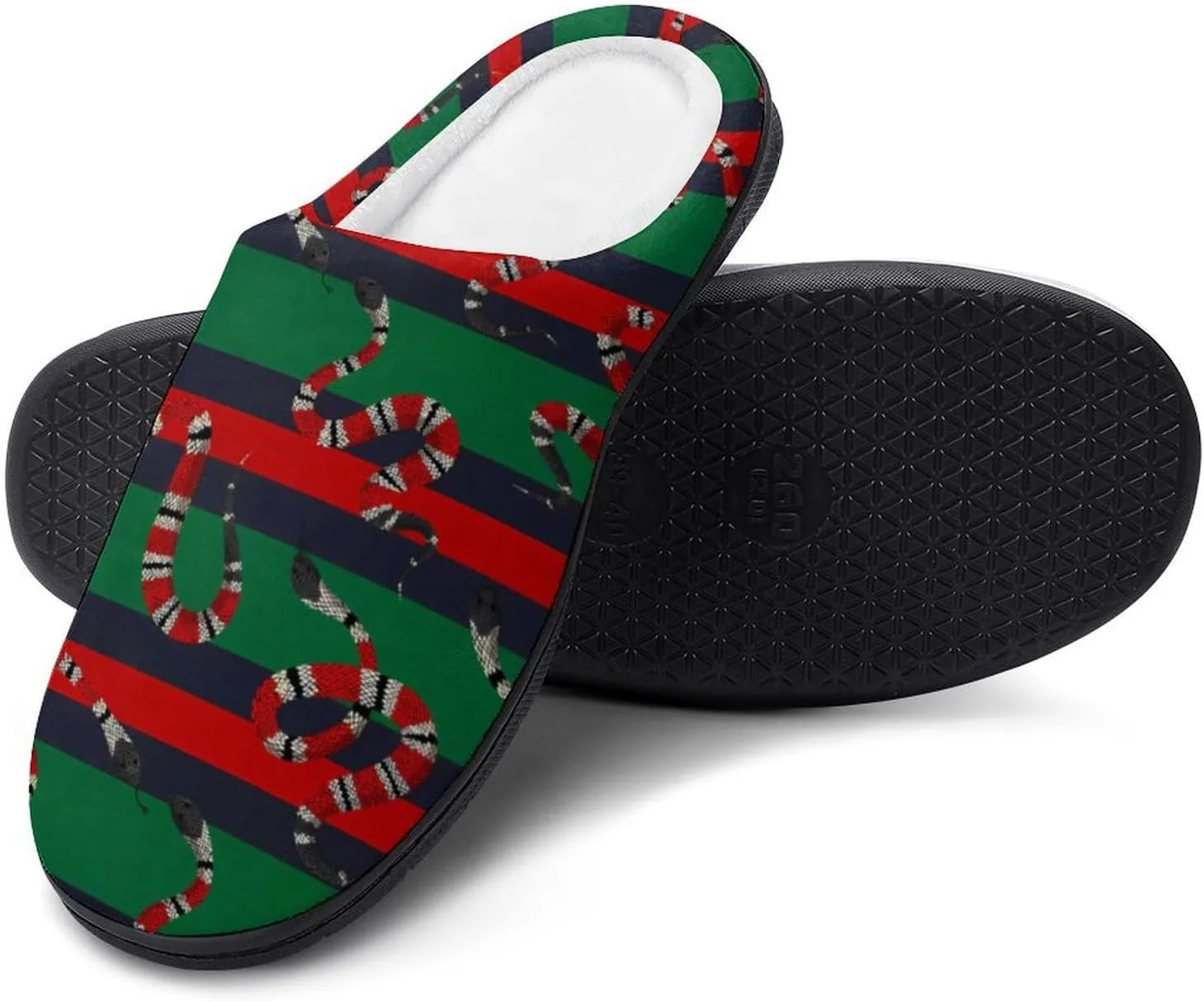 Christmas House Slippers For Woman Ladies Memory Foam Bedroom Slipper Indoor Outdoor Slip-On Shoes Funny Fall Slippers