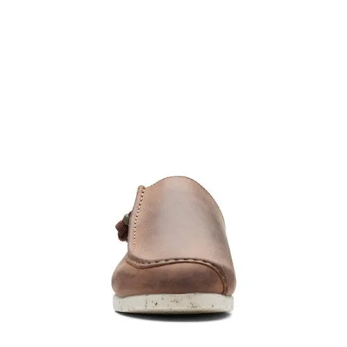 Clarks Mens ShacreLite Sun Brown Leather Casual  Shoes