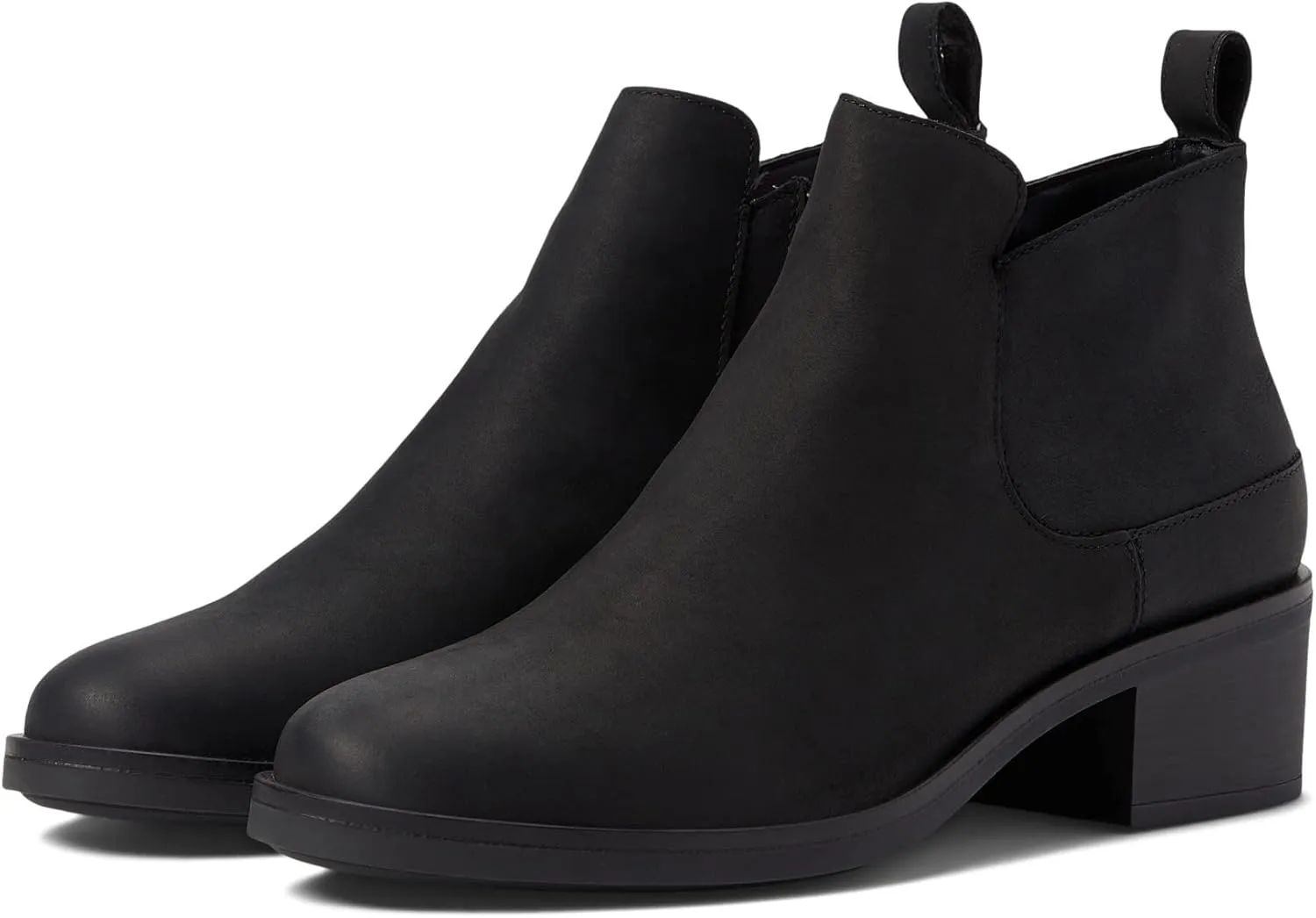 Clarks Unisex Memi Zip Sneaker, Black Leat, 0 US Women