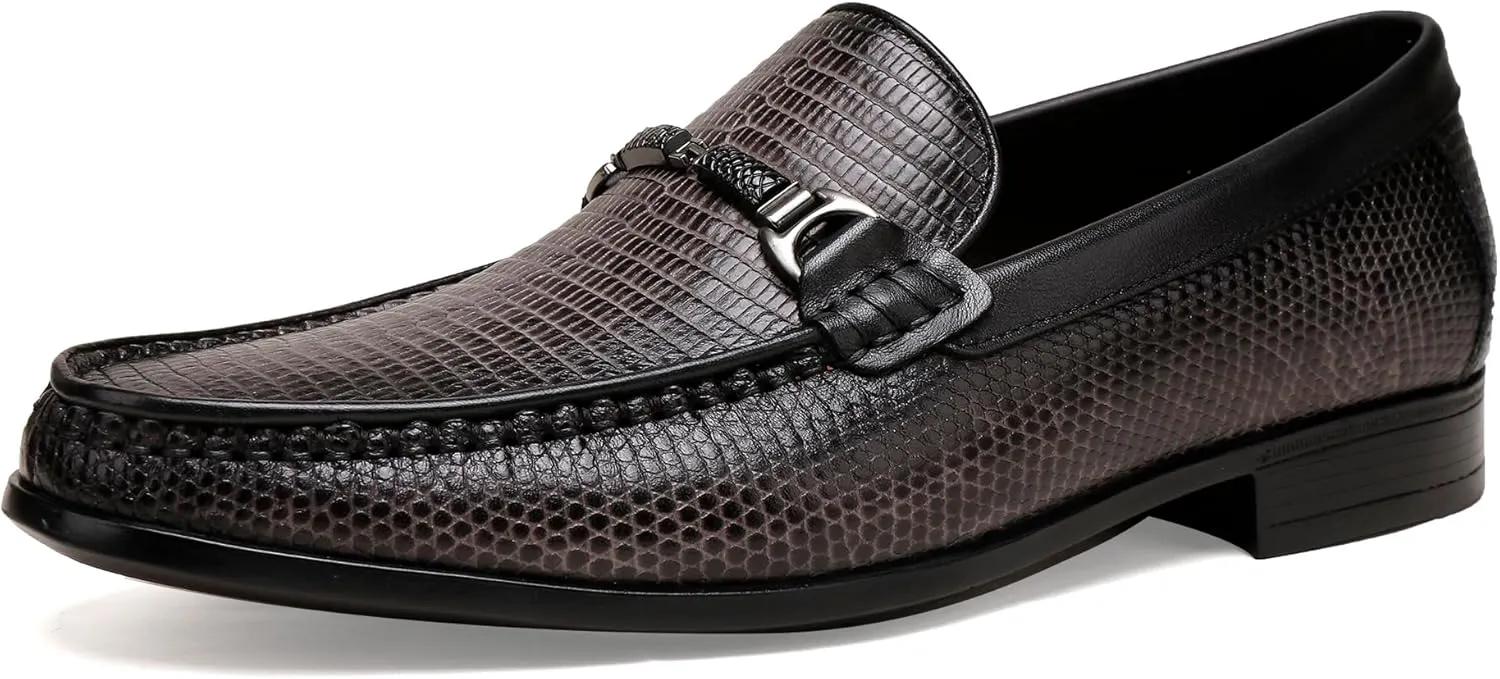 Classsical Slip on Loafers for Men,Leather Dress Shoes Dress Loafer Penny Formal Shoes
