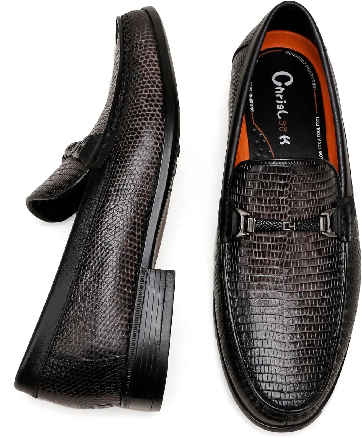 Classsical Slip on Loafers for Men,Leather Dress Shoes Dress Loafer Penny Formal Shoes