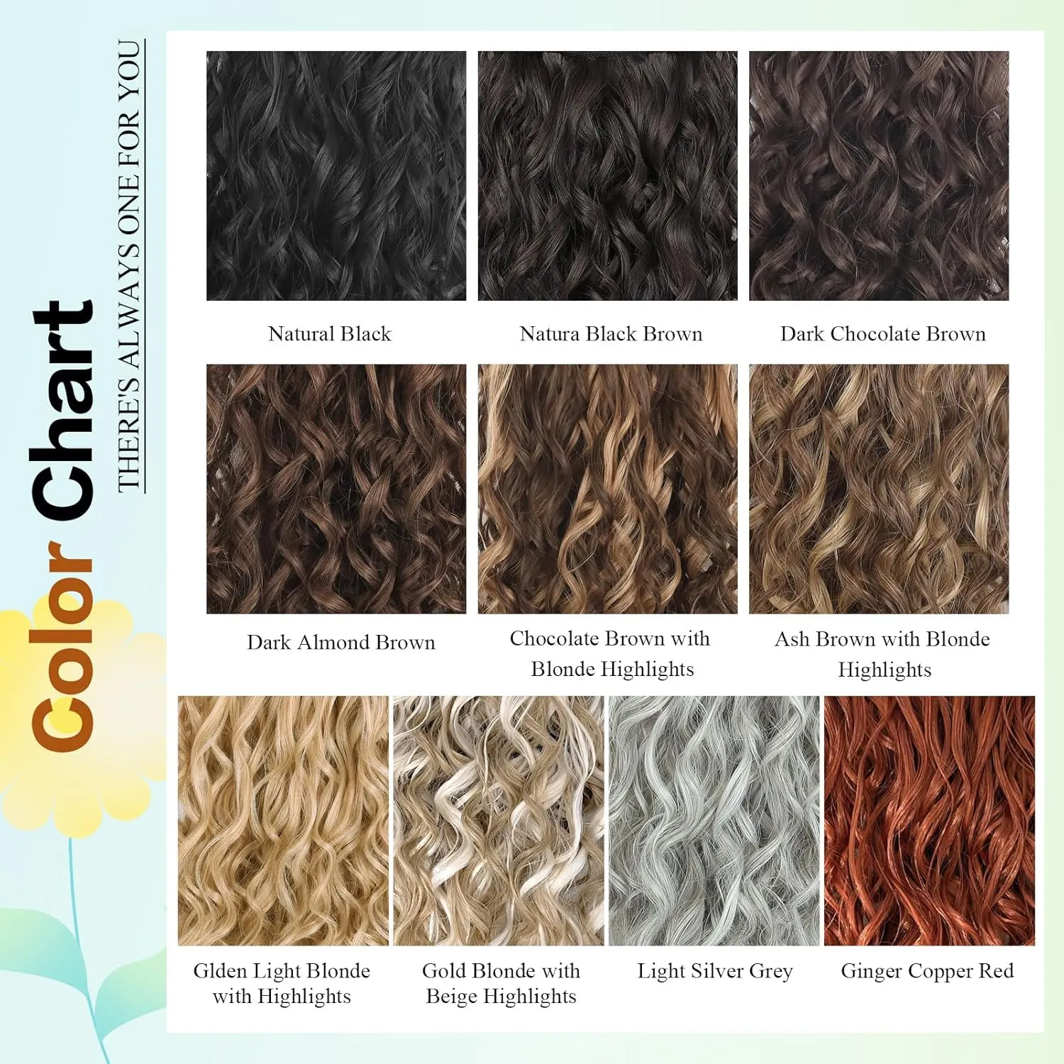 Clip in Hair Extensions,LEOSA 4PCS 16 inch Curly Hair Extensions Short Soft Natural Hairpiece Lace Weft Curly Wave Clip Ins Extensions Invisible for Women,Dark Almond brown