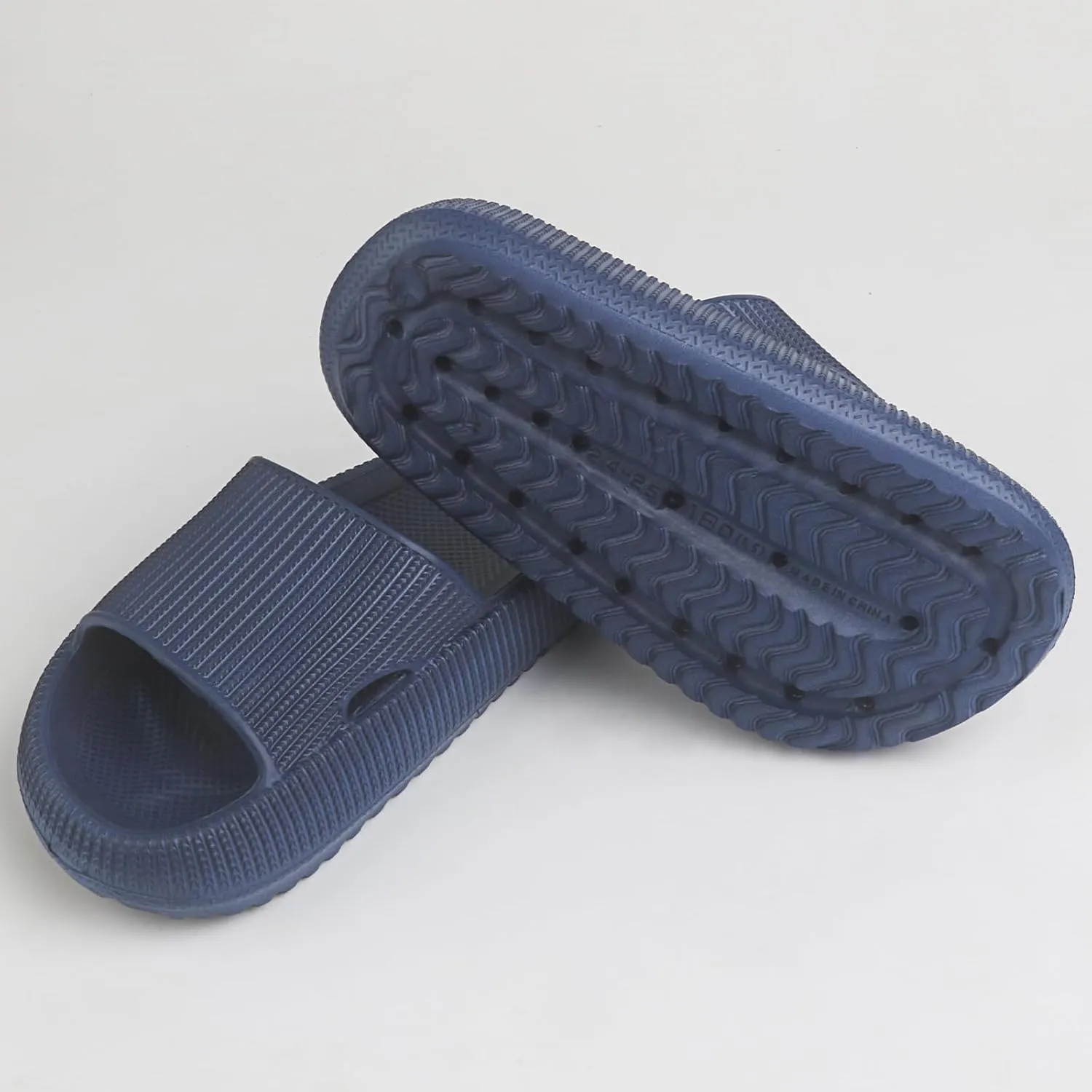 Cloud Slides for Kids, Non-Slip Slipper, Quick Drying Sandals for Boys and Girls, Home Shower Bathroom Beach Shoes for Toddler