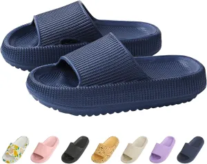Cloud Slides for Kids, Non-Slip Slipper, Quick Drying Sandals for Boys and Girls, Home Shower Bathroom Beach Shoes for Toddler