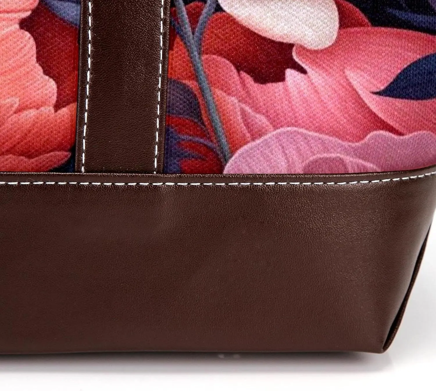 Colorful Petal Flowers-1002 Shoulder Purses for Women Large Soft Washed Leather Purses and Durable Handbags