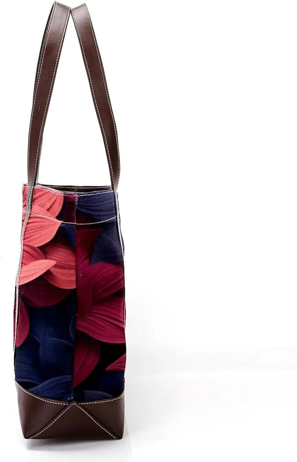 Colorful Petal Flowers-1002 Shoulder Purses for Women Large Soft Washed Leather Purses and Durable Handbags