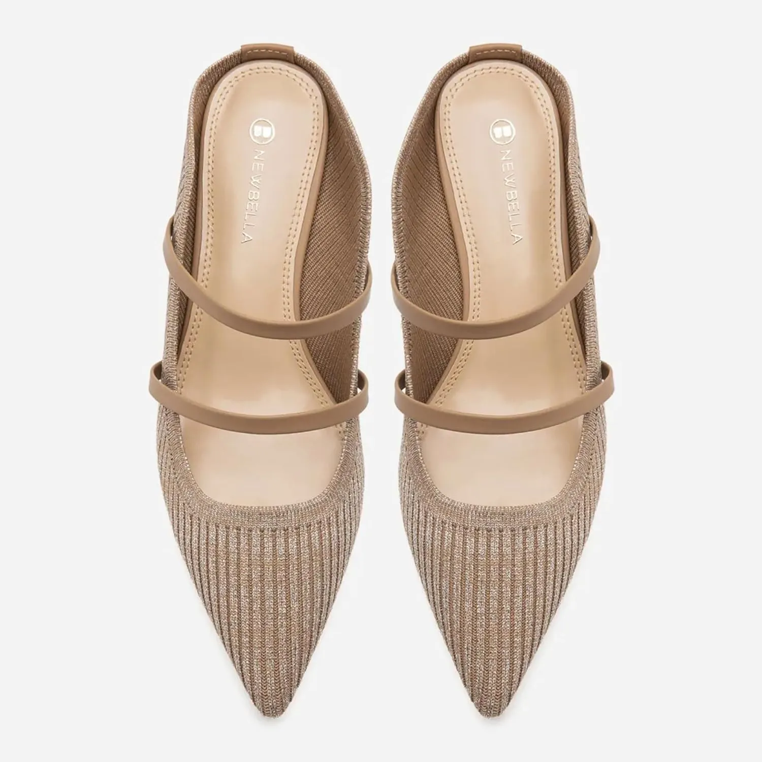 Commute Pointed Toe Solid Color Heeled Mules