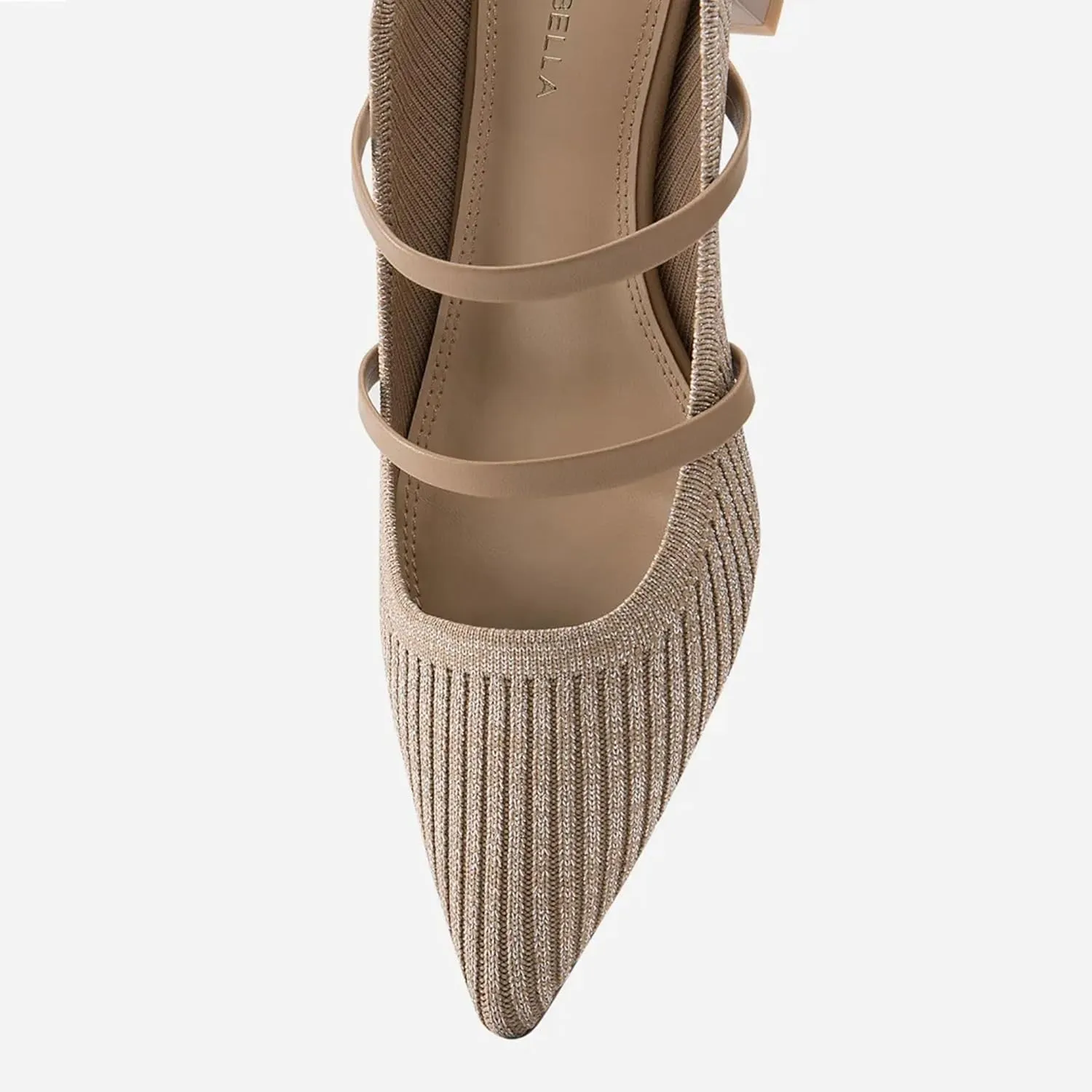 Commute Pointed Toe Solid Color Heeled Mules