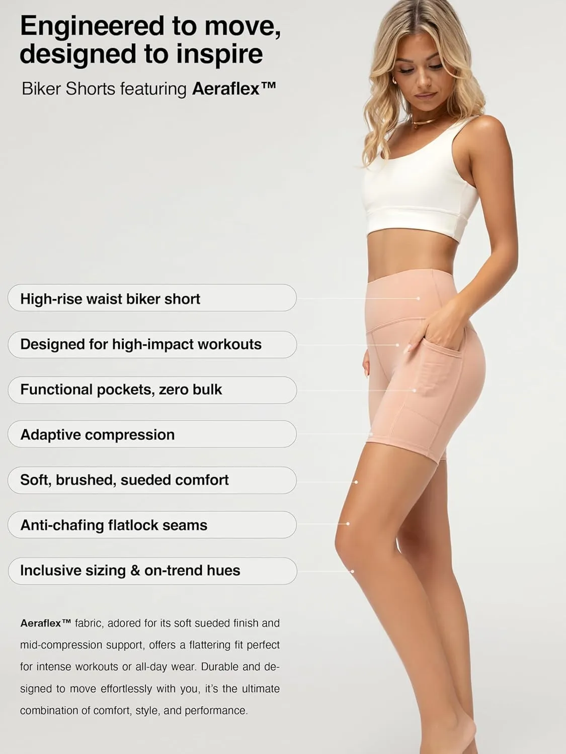 Conceited Leggings for Women - High Rise Active Tummy Control - Soft Sueded Adaptive Compression (Available in Plus Size)