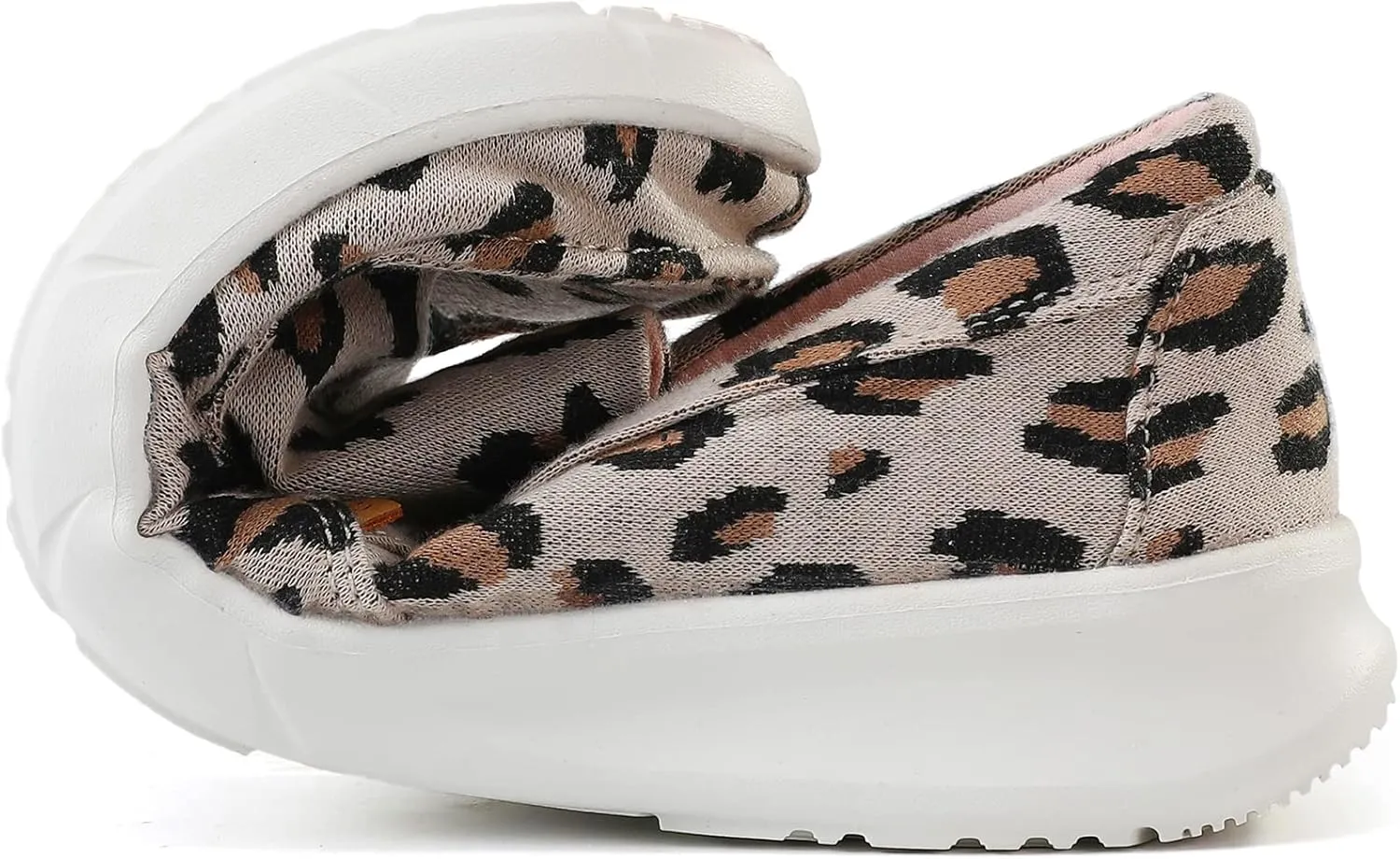 COOJOY Women's Casual Lightweight Stretch Boat Canvas Slip on Shoes Breathable