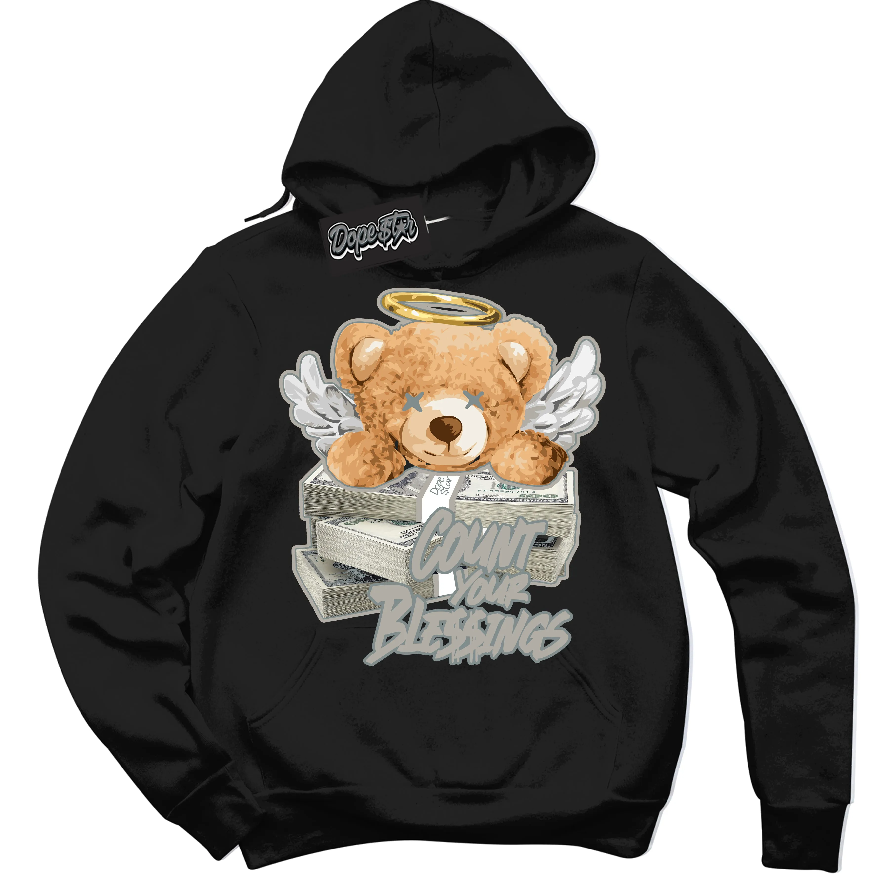 Cool Grey 9s Sneaker Hoodie Count Your Blessings Graphic